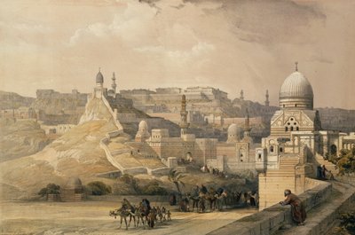 Die Zitadelle von Kairo, Residenz von Mehmet Ali, aus Ägypten und Nubien, Bd.3, 1838 von David Roberts